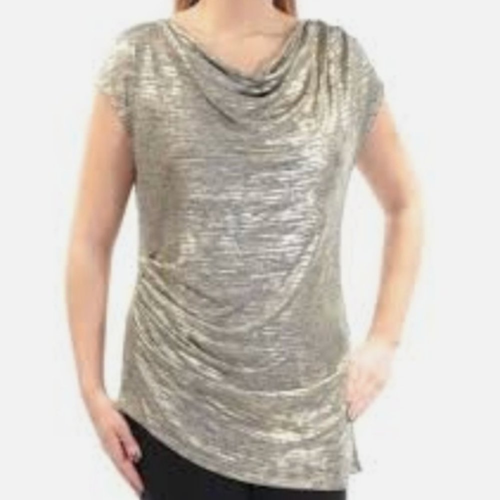 Calvin Klein Scoop Neck Sleeveless Blouse – Plus Size